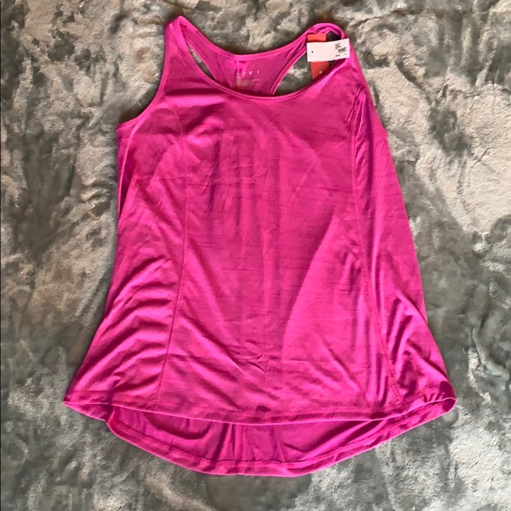 Pink workout tank top